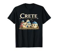 Creta Grecia Village Island Travel Pride Design Maglietta