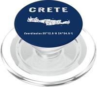 Creta Isola Greca Mappa Mediterranea Grecia Souvenir PopSockets PopGrip per MagSafe