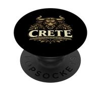 Creta Minotauro Mitologia Greca Isola Orgoglio Design PopSockets PopGrip Adesivo