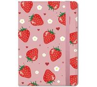 CRETACABIN Custodie Per Passaporto A Forma Fragola Portapassaporto Portafogli Porta Carte Pelle Accessori Viaggio Essenziali Impermeabile Libretto Biglietti Passeggeri Slot Credito Portatile 14.8x21cm