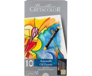 Cretacolor Aquarelle Oil Pastels Aqua Stic - 10 pezzi