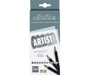 Cretacolor Artist Studio Graphite Pencils - 12 pezzi