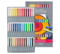 CRETACOLOR pastello, pastello ad alta resistenza alla luce, 36 colori, non bruciato e non grasso, altamente pigmentato, alta resistenza alla luce, sfoderabile e colorabile con acqua, tampone morbido