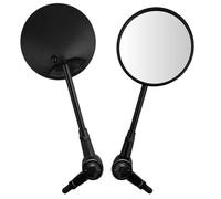 Cretassion Coppia Specchietti Moto E9 Omologati, Specchietti Moto Manubrio Universale, Specchietto Retrovisore M10 Regolabili per ATV, Scooter, Cruiser, Moped, Quad, Roller