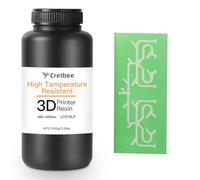Cretbee Resina per stampante 3D resistente alle alte temperature, fino a 280°C, resina 3D ad alta precisione per ingegneria meccanica, parti industriali, resina fotopolimerica da 405 nm per DLP/LCD