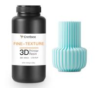 Cretbee Resina stampata 3D, superficie opaca, migliorata strutturata per figure e modelli anime, studi d'arte per la creazione (blu ghiaccio)