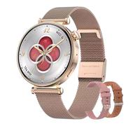 Cretech Smartwatch Orologi intelligenti da donna, schermo AMOLED da 1,32 pollici, monitor sanitario, chiamate, IP68 impermeabile, 100+ sportivo compatibile con Android iOS