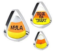 Crethinkaty 3 pezzi Candy Mais Cookie Cutter Set Acciaio Inox Halloween/Ringraziamento Candy Mais Forma Cookie Cutters per la cottura