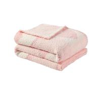 CREVENT Accogliente morbida e calda coperta per bambini in ciniglia per ragazze e ragazzi, essenziali per neonati, regalo di ricevimento - amore cuore 75 x 100 cm