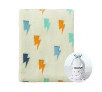 CREVENT Coperta per bambini 76 x 102 cm, carina, accogliente, soffice, calda per neonati maschi, bambini piccoli, biancheria da letto, lettino, culla, passeggino, regalo per baby shower, compleanno