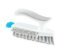 Crevice Cleaning Brush - 2-in-1 Hard Bristle Grout and Tile Scrubber