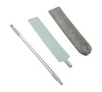 Crevice Cleaning Brush, Flexible Duster Tool, Slim Microfiber Head with 36 Inches, Space Duster for Sofa, Bottom Fridge, Floor, Kitchen, Bathroom, Bedrooms, Kitchens + Gray