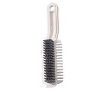 Crevice Cleaning Brush Tool, Scraper Tip Cleaning Brush, Small Space Scrubber with Non Slip Handle, Deep Removing Tool, Slim Narrow Design, Ideal for Tile Grout Sink and Window Tracks