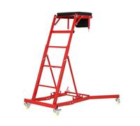 Crevyteg Robusto sedile Creeper per camion e SUV, capacità 181,4 kg, altezza regolabile 121,9 cm - 193 cm, ruote girevoli bloccabili a 360°, angolo a 3 marce, ponte imbottito, vassoio porta attrezzi