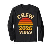 Crew 2026 Vibes Camicia Retro Circle Twenty Six Look Coordinato Maglia a Manica