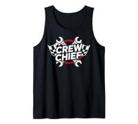 Crew Chief Racing Pit Crew Wrenches Checkered Flag Canotta