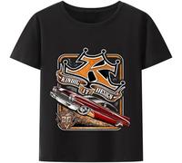 Crew Neck T Shirts Breathable Leisure Geek KINGDIG Summer Tee Shirt Male Fashion Memory Men Kindig Black L