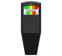 Crewell EMF, rilevatore di campi magnetici, con batterie 9V, attrezzatura paranormale per cacciatori di fantasmi Nero