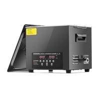 CREWORKS 10L Pulitore Ultrasuoni con Modalità Degas e Delicata, 240W Pulizia Ultrasuoni con Timer, Pulitore Ultrasuoni Professionale per Ricambi Auto, Occhiali, Gioielli, Dentiere (10L 240W)
