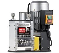 CREWORKS 180W Macchina Spelacavi Elettrica Professionale per Cavi da 1.5mm a 30mm con 5 Lame e 5 Multi-Fori Fino 30m/min Sguainacavi Spelafili Elettrico Recupero Rame Mcchina Spelafili per Vari Cavi