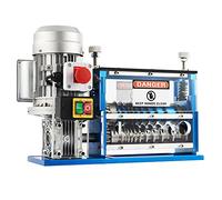 CREWORKS 370W Macchina Spelacavi Elettrico Professionale per Cavi da 1,5 mm a 38 mm Spelafili Elettrico con 11 Multi-Fori per Recupero Rame Velocità 30 m/min