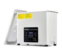 CREWORKS 6L Pulitore Ultrasuoni Digitale con Modalità Degas e 7 Livelli di Oscillazione 180W Vasca Ultrasuoni con 3 Modalità 300W Riscaldatore e Timer per Orologi Occhiali Uso Domestico