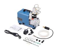 CREWORKS Compressore PCP 300 Bar Pompa PCP Aria Alta Pressione 30MPA Compressa con Pistola d’Aria 4350PSI Compressore d’aria Air Compressore Pump PCP Sospensione (con Pressione Preimpostata)