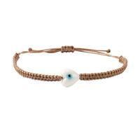 CRFFZ Braccialetto intrecciato con simbolo dell'occhio spirituale, versatile, gioielli a strati per abiti quotidiani, corda multicolore, Misura unica, come descritto