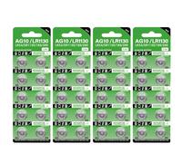 CRFFZ Safe and Button Cell - Set di batterie a bottone LR1130/AG10 da 68 mAh, 1,55 V, per lampada e orologio