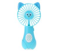 CRFFZ Ventilatore portatile carino animale cartone animato morbido schiuma alimentato a batteria per studente panda gattino portatile raffreddamento portatile AA-batteria piccolo con orecchie carine