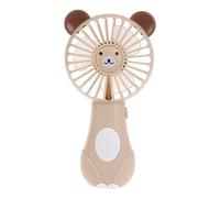 CRFFZ Ventilatore portatile carino animale cartone animato morbido schiuma alimentato a batteria per studente panda gattino portatile raffreddamento portatile AA-batteria piccolo con orecchie carine