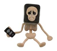 CRGANGZY Cuscino Morbido Steal a Brainrot, Pupazzo Divertente con Teschio e Cervello per Bambini e Adulti, Plush Toys Plants Vs Brainrot, Teschio Phone e Brainrots per Appassionati di Videogiochi