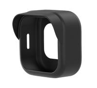 CRGANGZY Custodia protettiva per fotocamera in silicone resistente alle intemperie Custodia protettiva per videocamera Design a tesa antigraffio per Blink Outdoor 4 (4a generazione) (Nero)