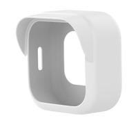 CRGANGZY Custodia protettiva per telecamera di sicurezza in silicone Custodia protettiva per fotocamera resistente alle intemperie Design a tesa per Blink Outdoor 4 (4a generazione) (Bianco)