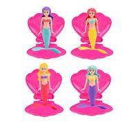 CRGANGZY Giocattoli for immersioni for la sirena con gemme di conchiglia, giocattoli for i bambini, che affondano giocattoli for immersioni in piscina for ragazze, accessori da gioco subacqueo sirenat