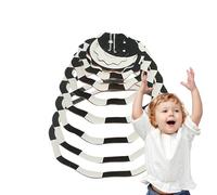 Crib Dangling Toy, Wooden Double-sided Sensory Rattle, Early Learning Mobile, Educational Cognitive Sensory Clatter Toy for Boys and Girls, Safe Fun Baby Plaything