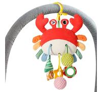 Crib Hangable Rattles Toys, Car Seat Hangable Bell Music Toy, Skin-Friendly Toddler Crab Toy, Crib Wind Chime for Babies, Stroller Rattle Toy, Toddler Crab Design Crib Toy, Baby Crib Bell Rattle