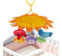 Crib Mobile - 11 Inch Plush Hanging | Cartoon Mobile Toy - Sensory Development Rotating Nursery Decor for Crib Bassinet Wall Bedroom for Boys Girls Preschool Use