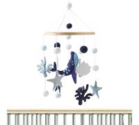 Crib Mobile - Hanging Cradle Mobile | Seashell Nursery Decoration