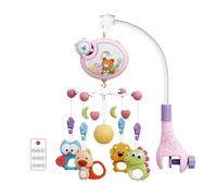 Crib Mobile, Musical Nursery Mobile With Lights And Remote Control, Rotating Baby Crib Toy With Automatic Music Box, Perfect For Boys Girls, Ideal For Christmas Birthday Shower
