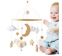 Crib Mobile, Nursery Bassinet Pendant, Musical Portable Bohemian Crib, Soft Colors & Gentle Melody, Ideal For 0-3 Months Boys And Girls, Stroller Decoration