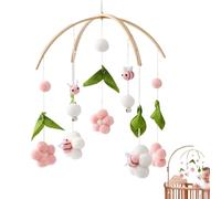 Crib Mobile | Sleep Soothing Bed Bell - Versatile Bee And Flower Crib Mobile, Cognitive Growth Enhancer With Suspended Function | Nursery Hangable Decoration For Kids babyyshower Or Birthday