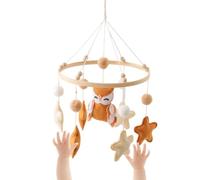 Crib Mobile - Star Bird Nursery Decor, Soothing Sleep Toy Attachment