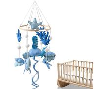 Crib Per Bambini - Crib Per Bambini Mobile | 50x23cm Mobile Nursery Decor | Canna Da A Tema Marino Hangovole Per Nuovi Genitori Decoratori Di Passeggini Per