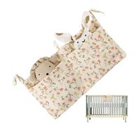 Crib Pocket, Bedside Organizer Bag, Dormitory Bunk Storage, 2 Pocket Crib Accessories for Toys and Essentials