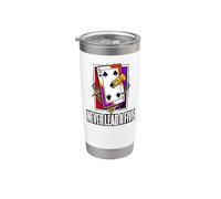 Cribbage Player Never Lead A Five Card Game Bicchiere termico in acciaio inox doppia parete