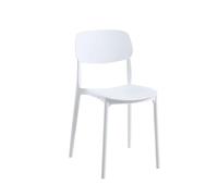 Cribel Set da 4 SEDIE New Chapeau in Polipropilene Bianca 2024, 38x42x79 HS46