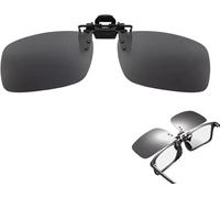 Cribricea Occhiali da sole con clip for uomo e donna, classici occhiali da sole polarizzati con clip for la guida, visione chiara, antiriflesso