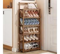 Cribricea Organizer per scarpiere, a 5 livelli, per ingresso, salvaspazio, con spazio aperto per corridoio, camera da letto, appartamento (6 animali, 50 cm)