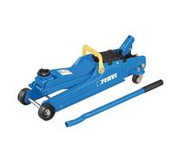 CRIC A CARRELLO IN ACCIAIO A PROFILO BASSO 2 TON FERVI 0567